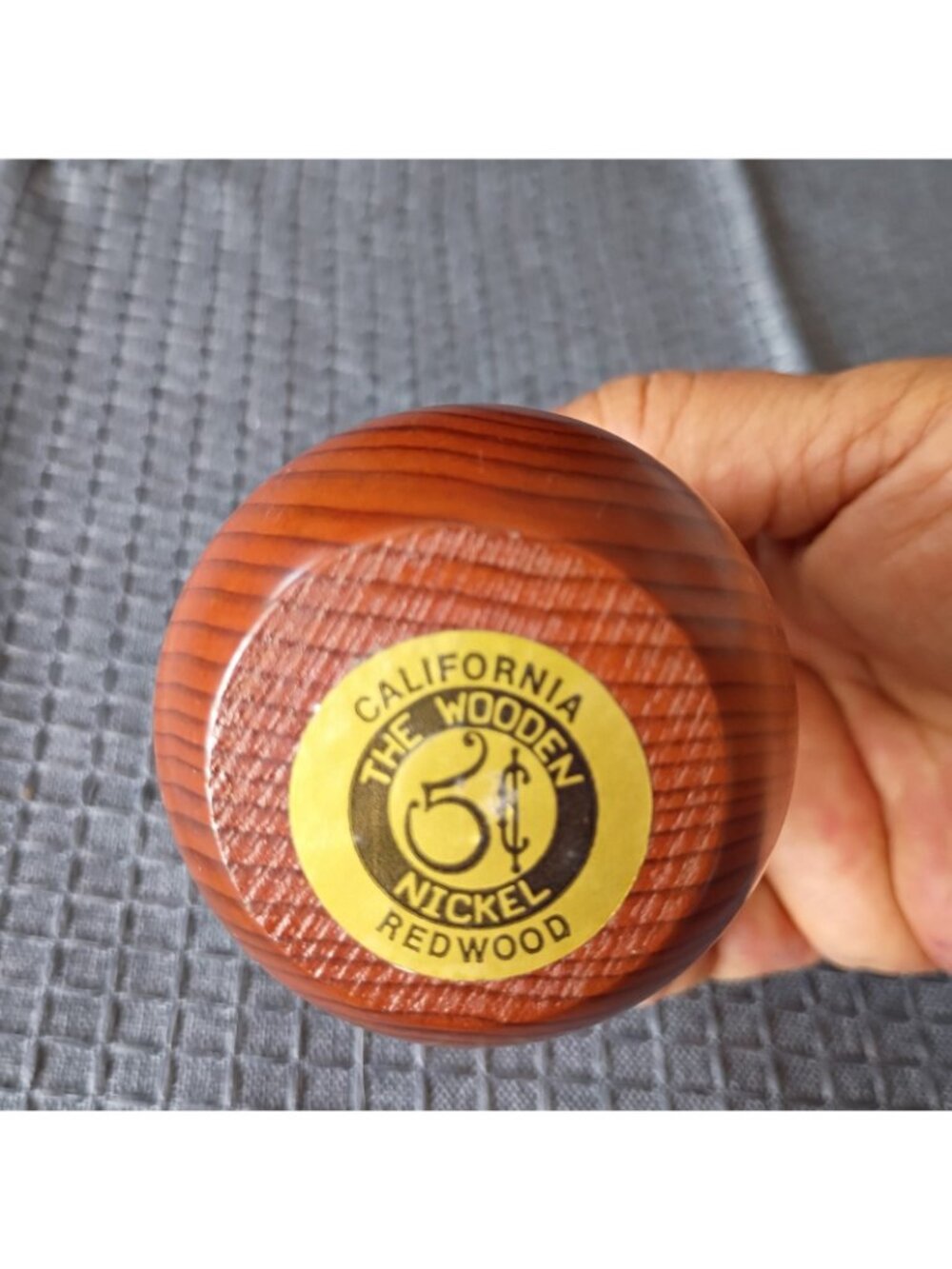 Vintage California Red Wood The Wooden Nickel Perfume - Picture 7 of 8
